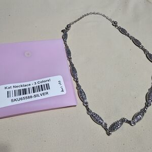 Silver Filigree Necklace Elegant Jewelry